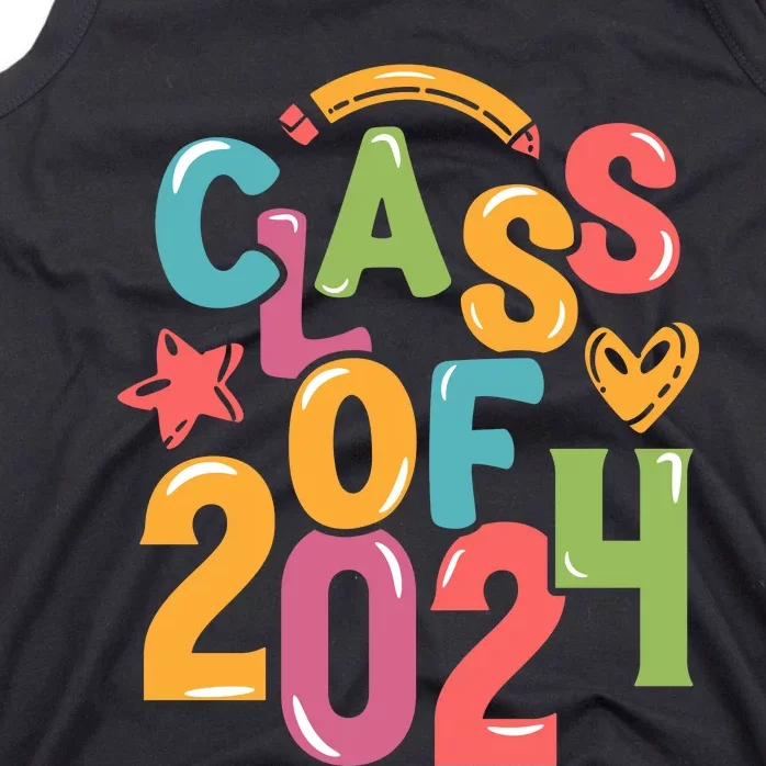 Class Of 2024 Celebration Graphic Tank Top