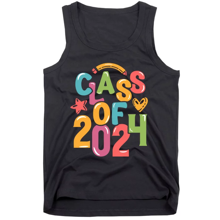 Class Of 2024 Celebration Graphic Tank Top