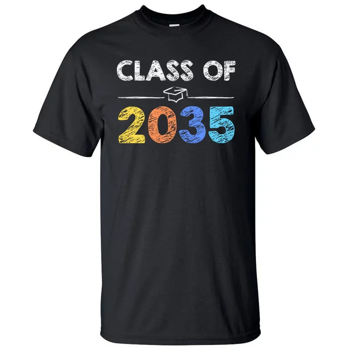 Class Of 2035 Future Graduate Tall T-Shirt