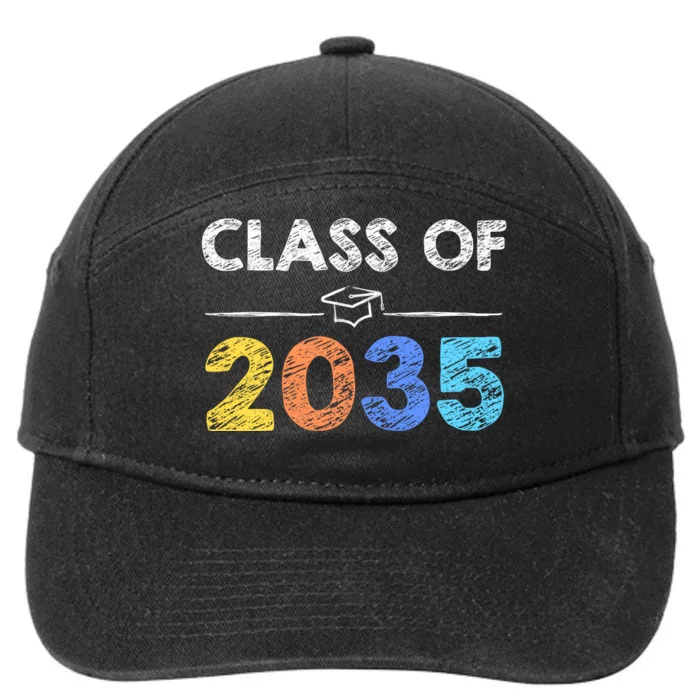 Class Of 2035 Future Graduate 7-Panel Snapback Hat