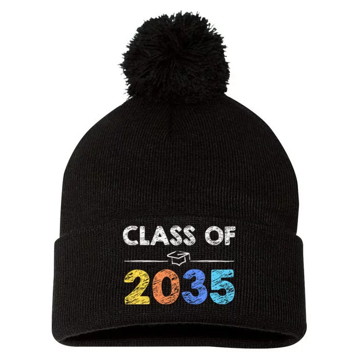 Class Of 2035 Future Graduate Pom Pom 12in Knit Beanie