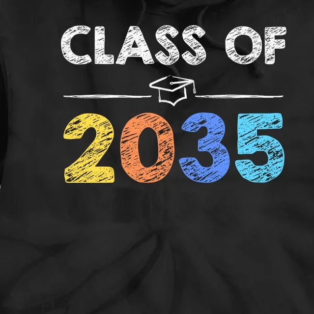 Class Of 2035 Future Graduate Tie Dye Hoodie