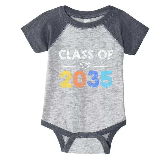 Class Of 2035 Future Graduate Infant Baby Jersey Bodysuit