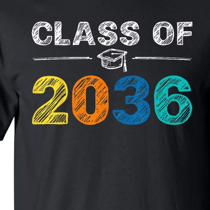 Class of 2036 Grow With Me First Day of School Graduation Tall T-Shirt