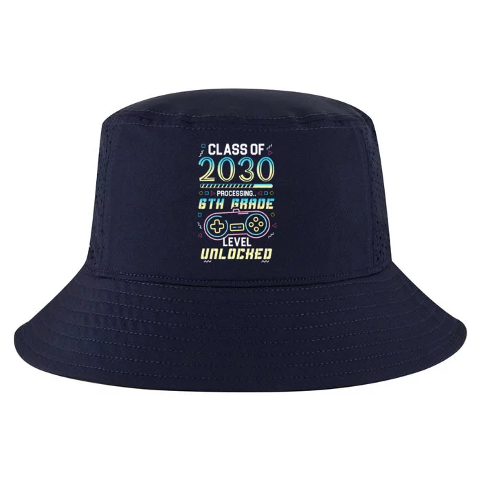 Class Of 2030 Gaming 6th Grade Level Unlocked Back To School Cool Comfort Performance Bucket Hat