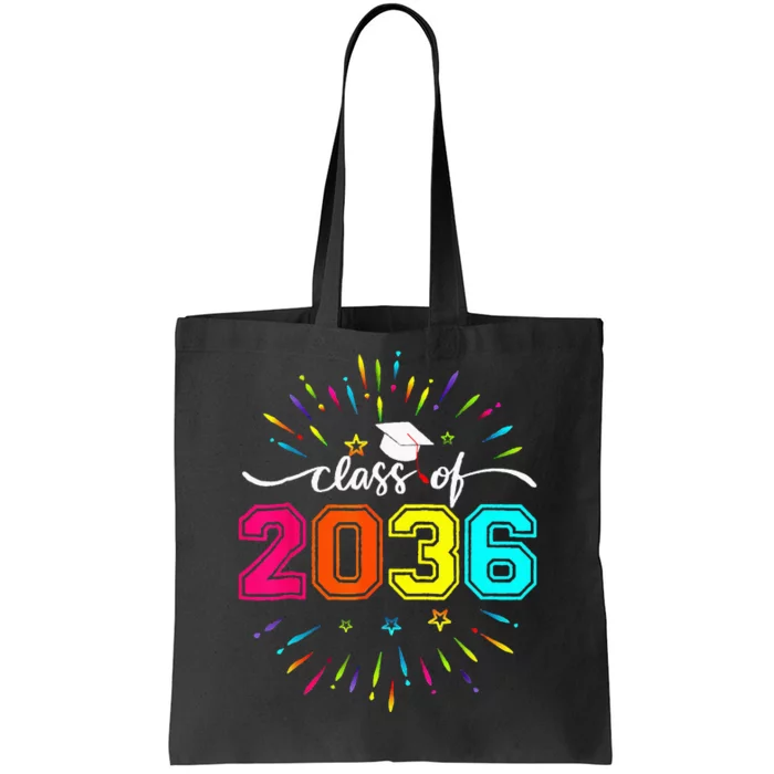 Class Of 2036 First Day Kindergarten Grow With Me Tote Bag