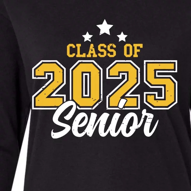 Class Of 2025 Senior Womens Cotton Relaxed Long Sleeve T-Shirt