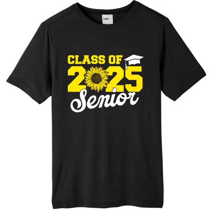 Class Of 2025 Senior 2025 Sunflower Back To School 2025 Girl ChromaSoft Performance T-Shirt