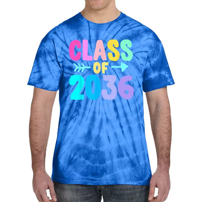 Class Of 2036 Graduation Grow With Me Tie-Dye T-Shirt