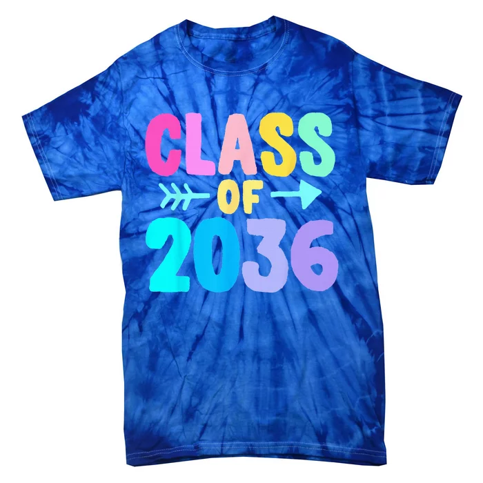 Class Of 2036 Graduation Grow With Me Tie-Dye T-Shirt