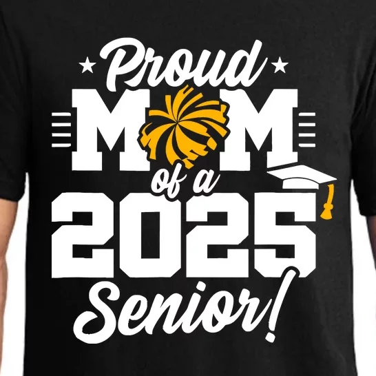 Class Of 2025 Senior Year Cheer Mom Senior 2025 Pajama Set