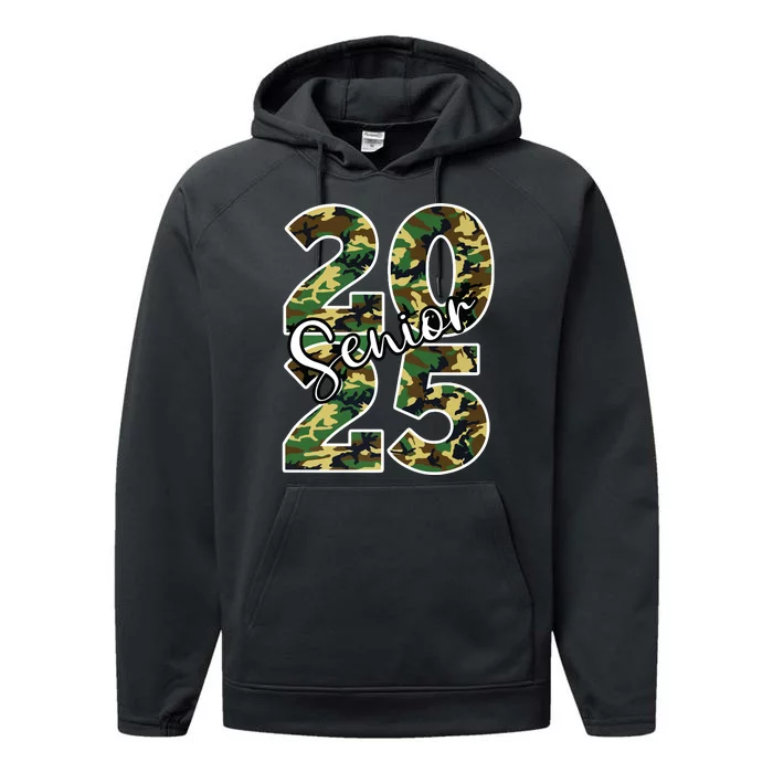 Class Of 2025 Camo Senior Performance Fleece Hoodie