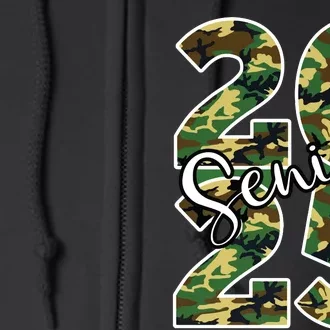 Class Of 2025 Camo Senior Full Zip Hoodie