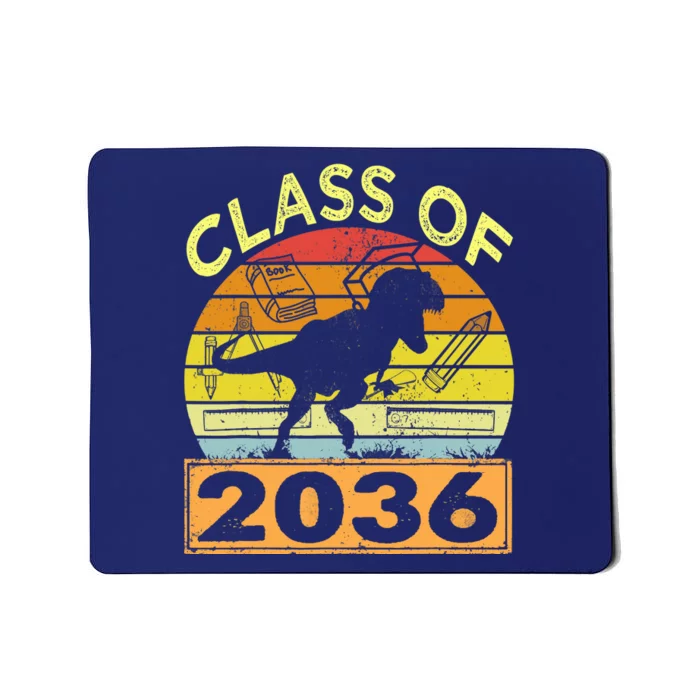 Class Of 2036 Grow With Me Dinosaur First Day Of Preschool Mousepad