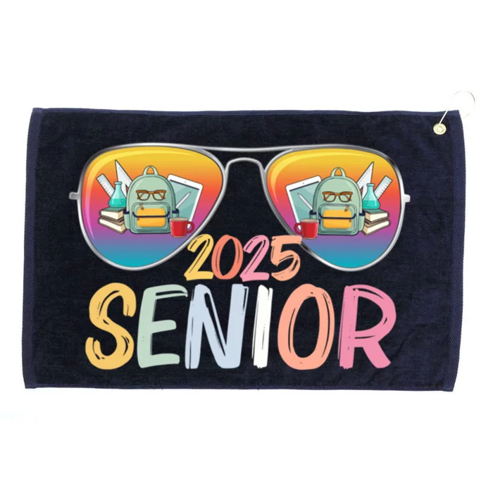 Class Of 2025 Sunglasses Senior 2025 Graduation Party Great Gift Grommeted Golf Towel