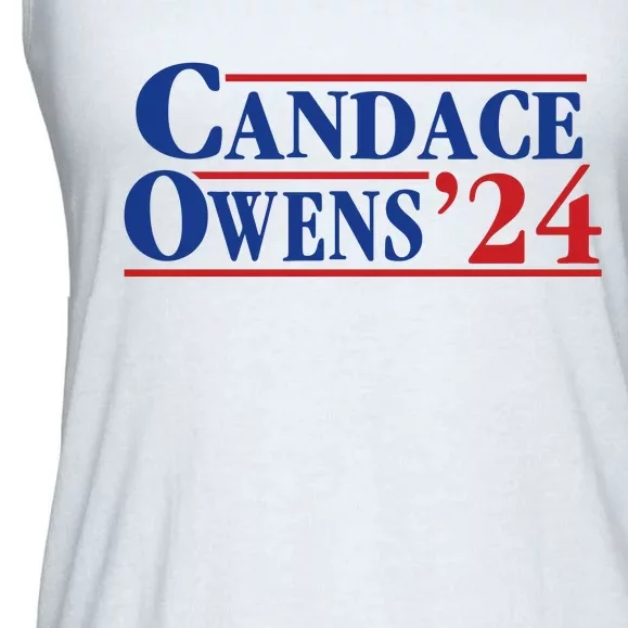 Candace Owens 24 For President Ladies Essential Flowy Tank