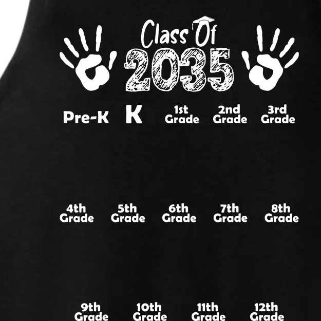 Class Of 2035 Grow With Me Ladies Tri-Blend Wicking Tank