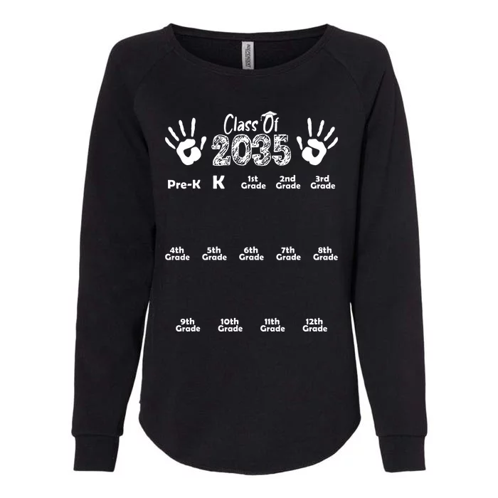 Class Of 2035 Grow With Me Womens California Wash Sweatshirt