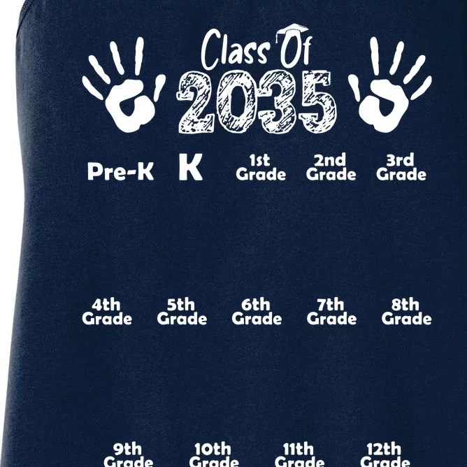 Class Of 2035 Grow With Me Women's Racerback Tank