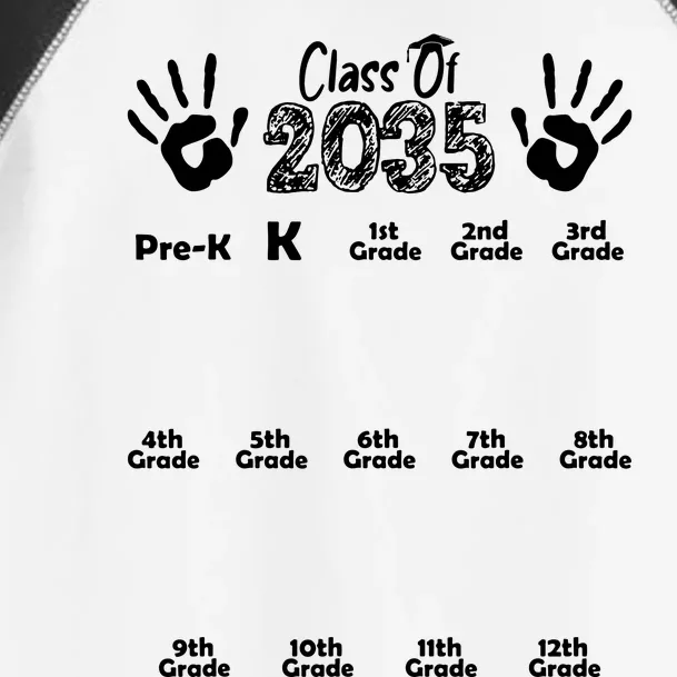 Class Of 2035 Grow With Me Toddler Fine Jersey T-Shirt