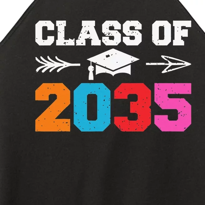 Class Of 2035 Grow With Me Graduation First Day of School Women’s Perfect Tri Rocker Tank