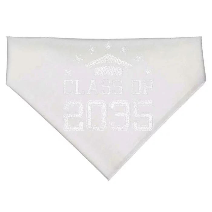 Class Of 2035 Grow With Me Graduation Back To School USA-Made Doggie Bandana