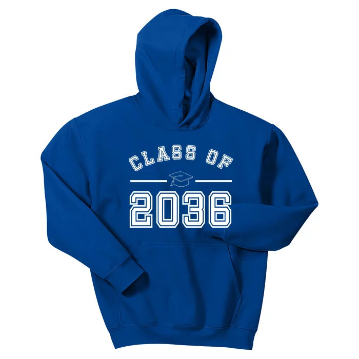 Class Of 2036 Graduation Kids Hoodie