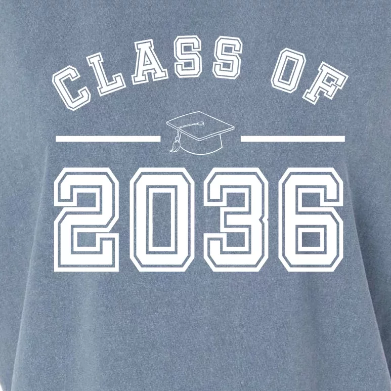 Class Of 2036 Graduation Garment-Dyed Women's Muscle Tee