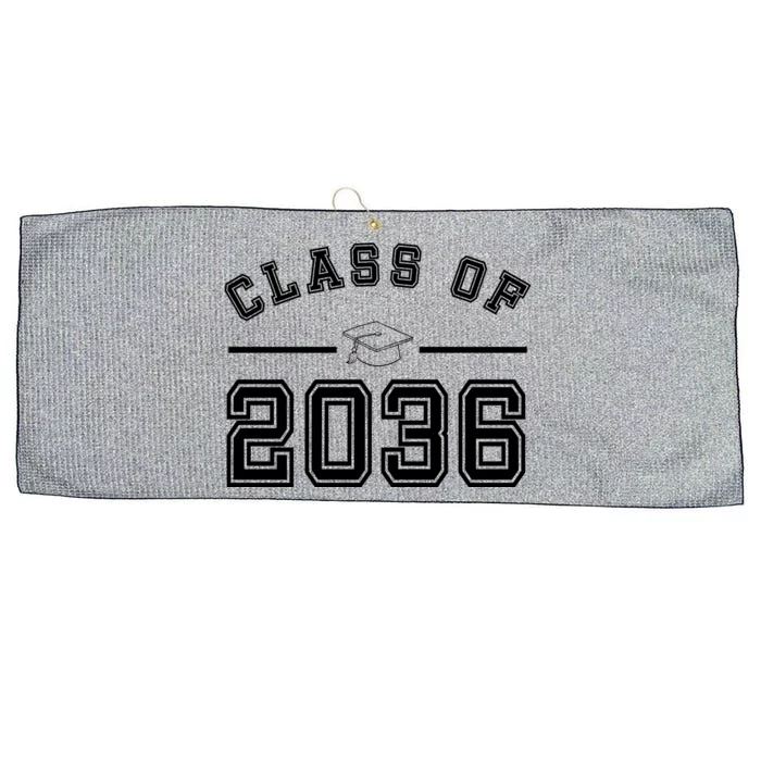 Class Of 2036 Graduation Large Microfiber Waffle Golf Towel