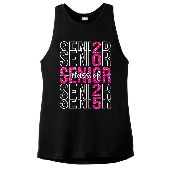 Class Of 2025 Graduate College High School Senior 2025 Gift Ladies Tri-Blend Wicking Tank