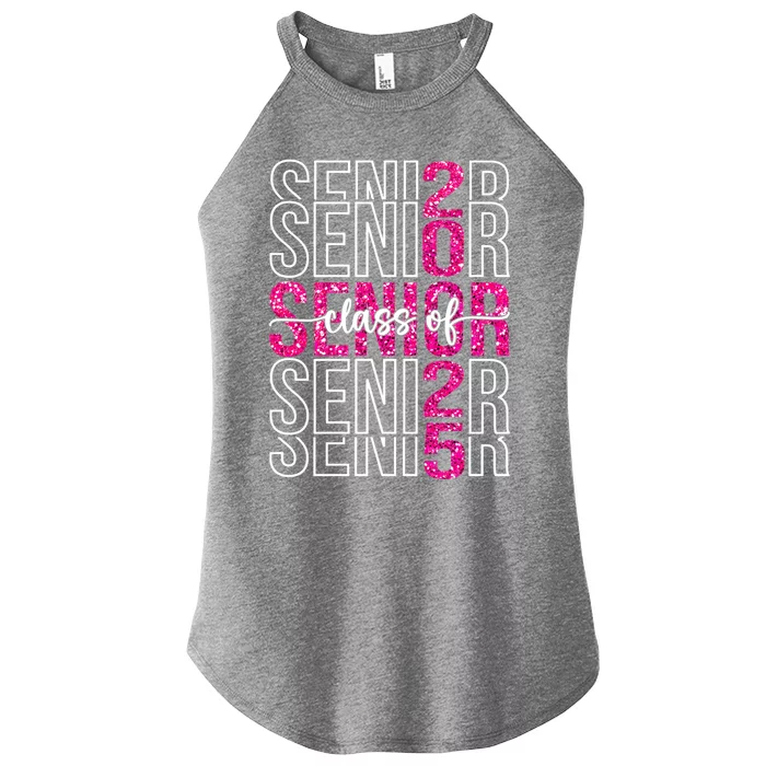 Class Of 2025 Graduate College High School Senior 2025 Gift Women’s Perfect Tri Rocker Tank