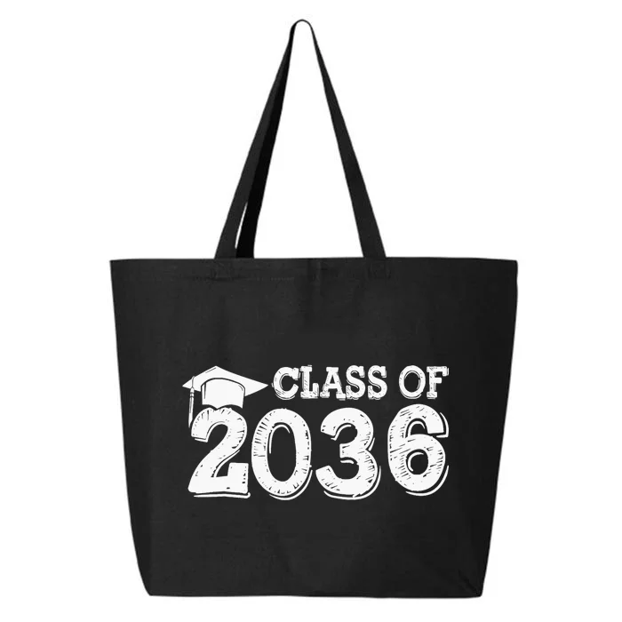 Class Of 2036 Grow With Me Handprints Space On Back School 25L Jumbo Tote