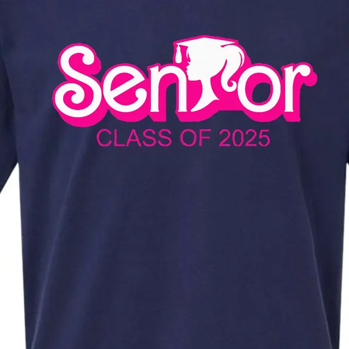 Class Of 2025 Senior Gifts Funny Seniors 2025 Sueded Cloud Jersey T-Shirt