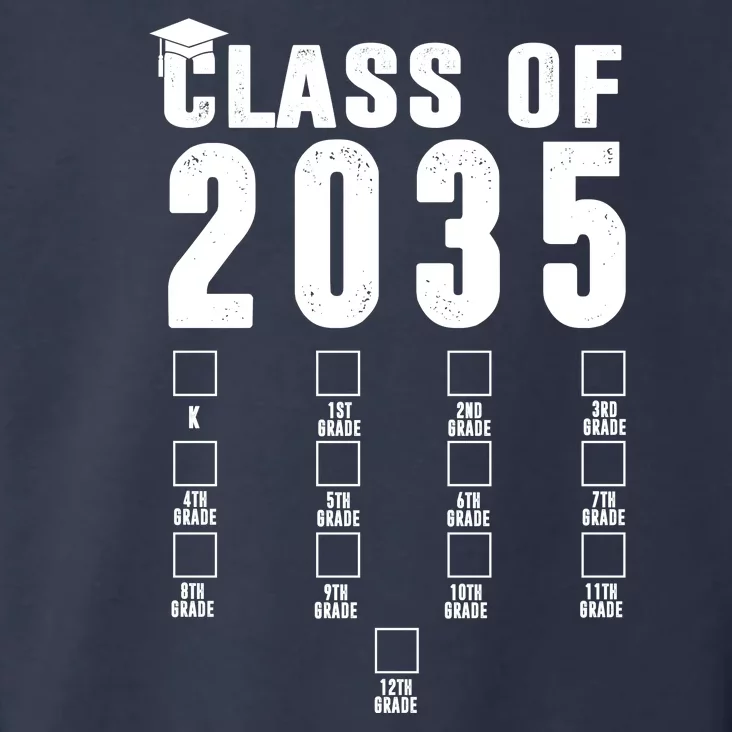 Class Of 2035 Graduation Countdown Toddler Hoodie