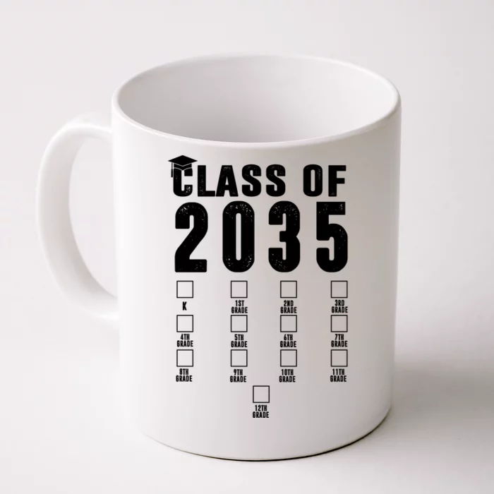 Class Of 2035 Graduation Countdown Front & Back Coffee Mug