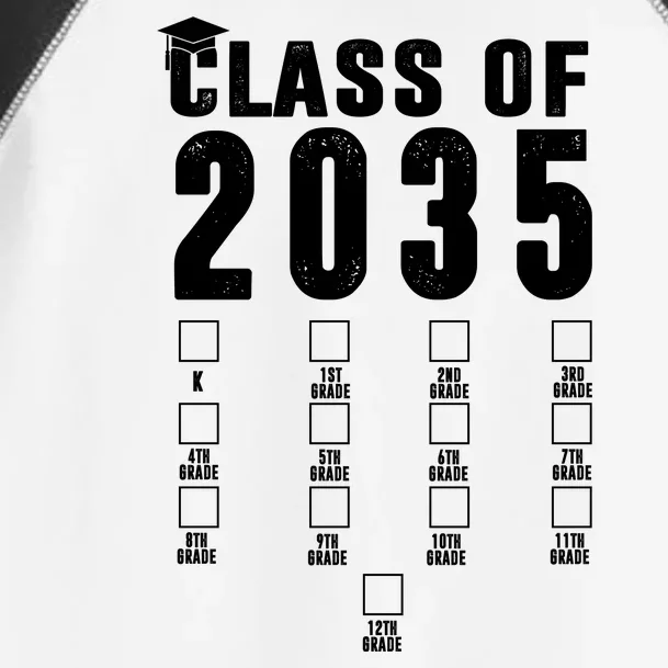 Class Of 2035 Graduation Countdown Toddler Fine Jersey T-Shirt