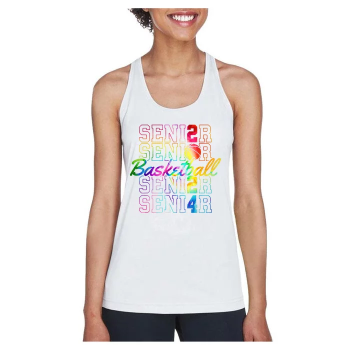 Class Of 2024 Senior Basketball Women's Racerback Tank