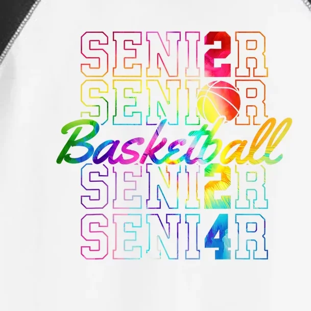 Class Of 2024 Senior Basketball Toddler Fine Jersey T-Shirt