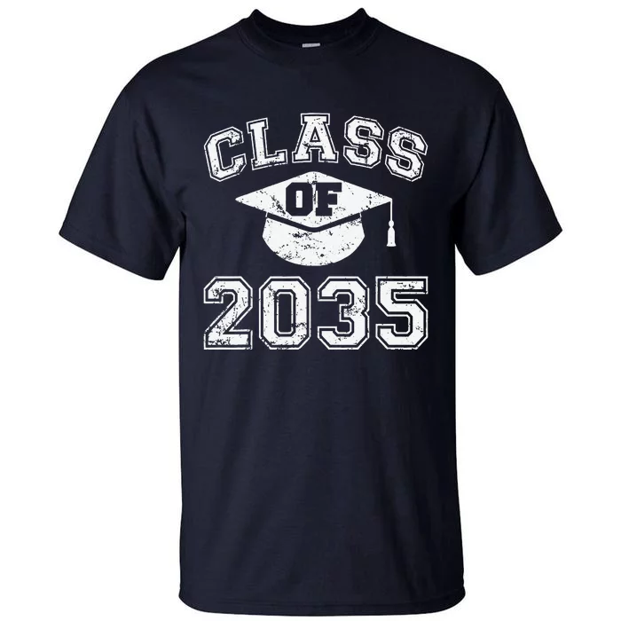 Class Of 2035 Grow With Me Graduation First Day Of School Love Tall T-Shirt