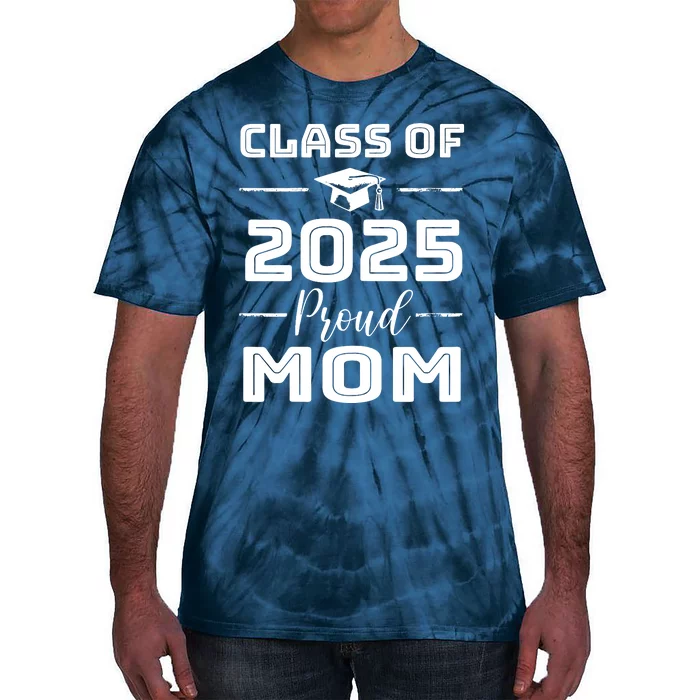 Class Of 2025 Senior 2025 Graduation Vintage School Mom 2025 Tie-Dye T-Shirt