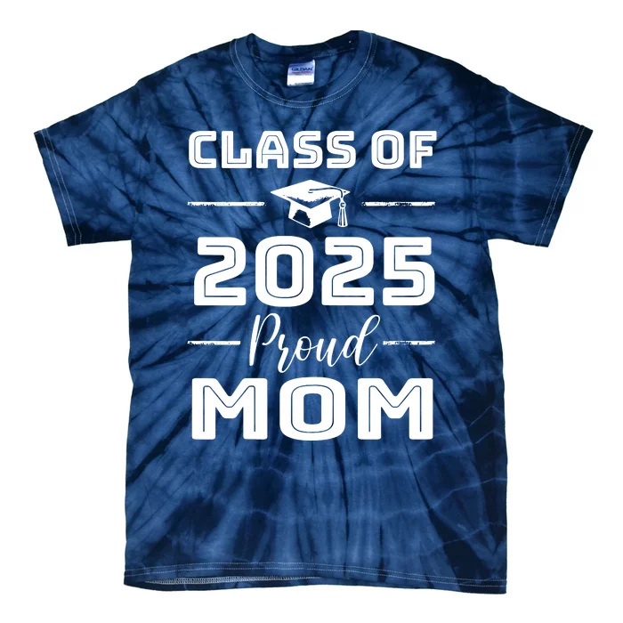 Class Of 2025 Senior 2025 Graduation Vintage School Mom 2025 Tie-Dye T-Shirt