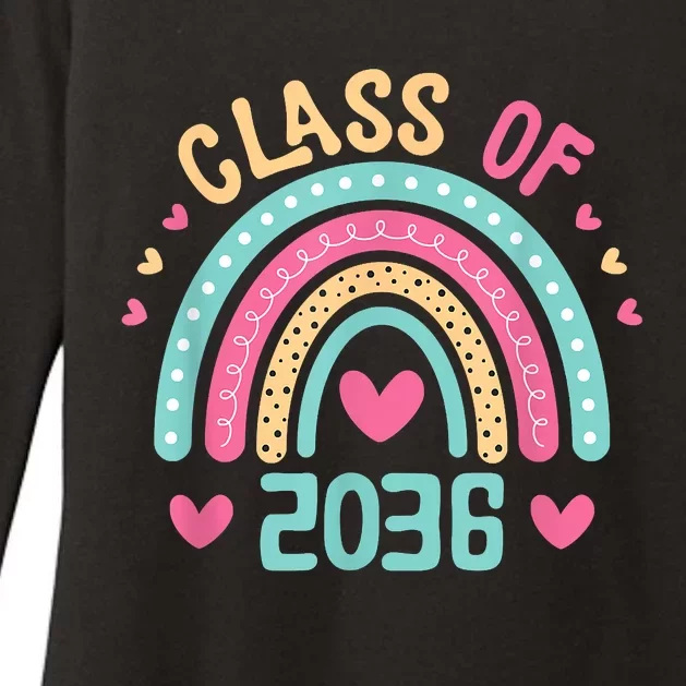 Class Of 2036 Grow With Me First Day Of School Graduation Womens CVC Long Sleeve Shirt