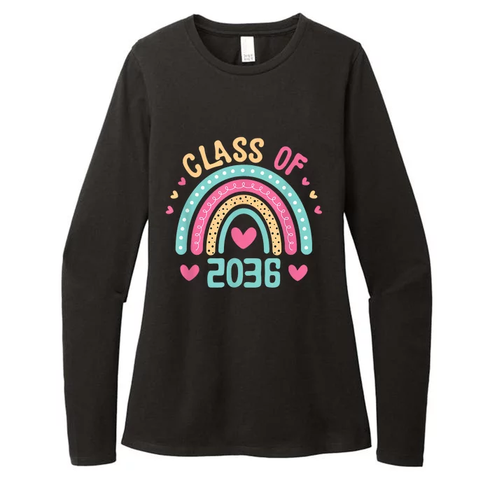 Class Of 2036 Grow With Me First Day Of School Graduation Womens CVC Long Sleeve Shirt