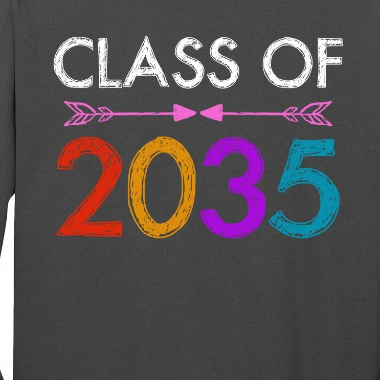 Class Of 2035 Cute Graduation Tall Long Sleeve T-Shirt