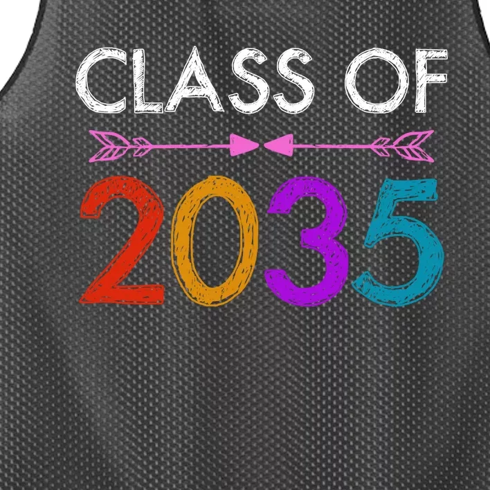 Class Of 2035 Cute Graduation Mesh Reversible Basketball Jersey Tank