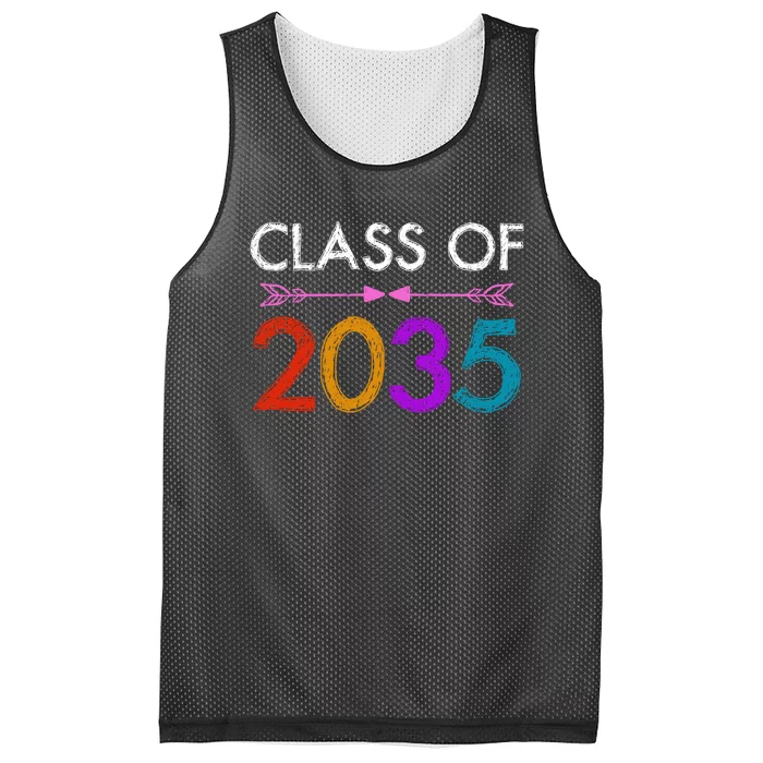 Class Of 2035 Cute Graduation Mesh Reversible Basketball Jersey Tank