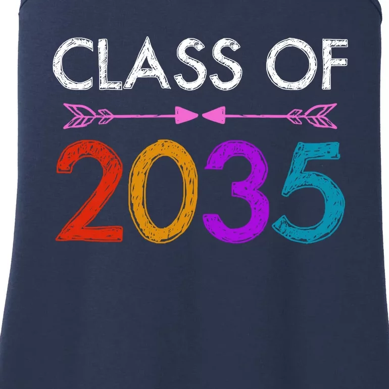 Class Of 2035 Cute Graduation Ladies Essential Tank