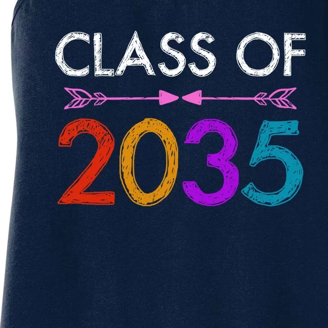 Class Of 2035 Cute Graduation Women's Racerback Tank