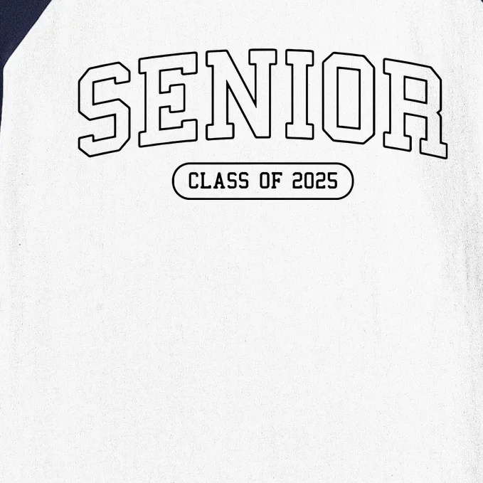 Class Of 2025 Senior Gift Women Funny Seniors 2025 Baseball Sleeve Shirt