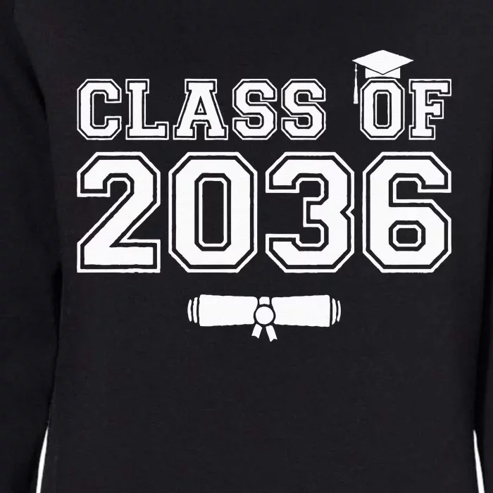 Class Of 2036 Grow With Me Womens California Wash Sweatshirt